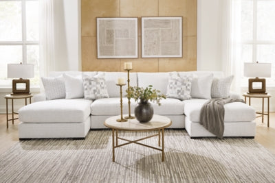 Misty-Lakes Double Chaise Sectional - Furniture World