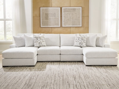 Misty-Lakes Double Chaise Sectional - Furniture World