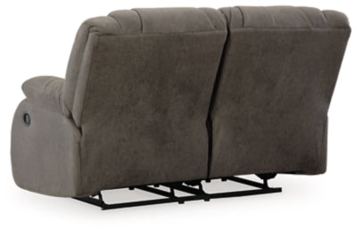 First Base Reclining Loveseat - Furniture World