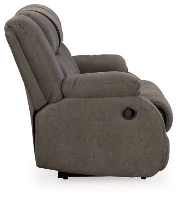 First Base Reclining Loveseat - Furniture World