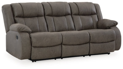 First Base Reclining Sofa - Furniture World