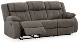 First Base Reclining Sofa - Furniture World
