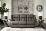 First Base Reclining Sofa - Furniture World