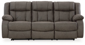 First Base Reclining Sofa - Furniture World