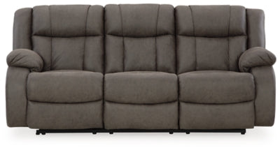 First Base Reclining Sofa - Furniture World