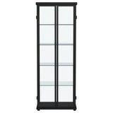 Aero Curio Cabinet with LED Lighting