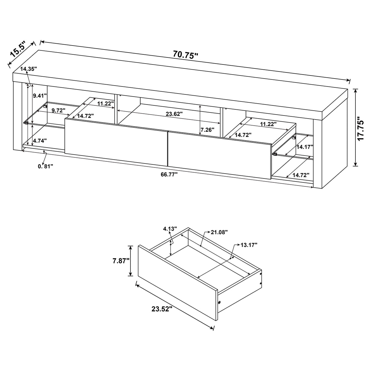 Jude TV Stand - Furniture World