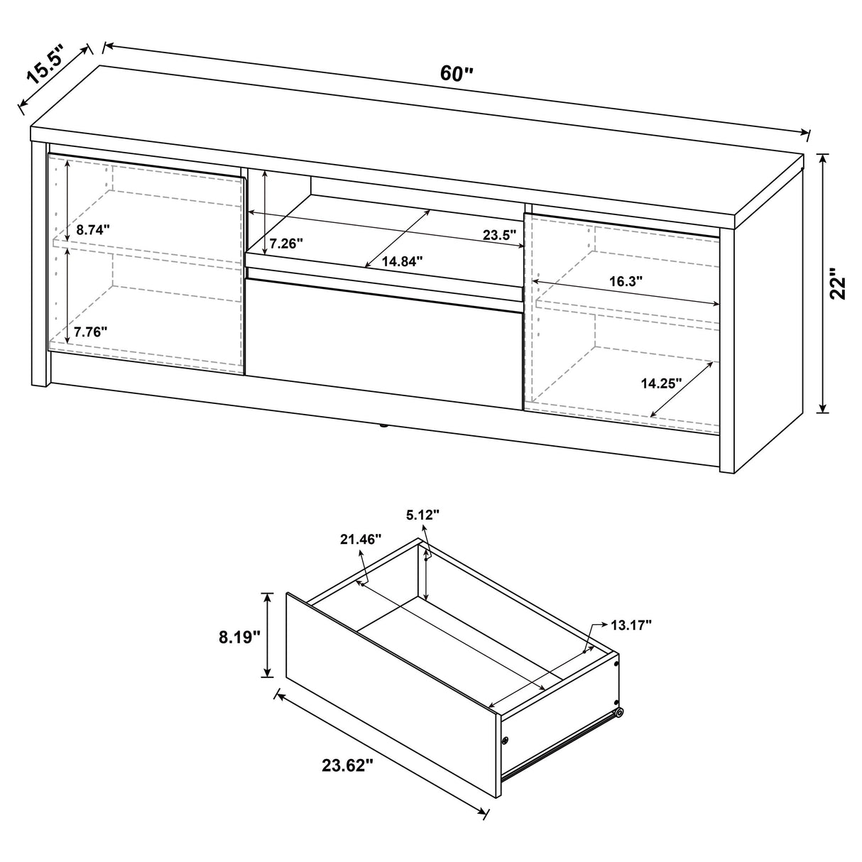 Winfield TV Stand - Furniture World