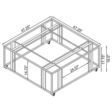 Adri Mobile Coffee Table - Furniture World