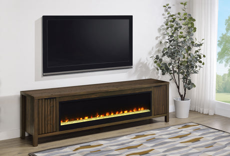 Carey TV Stand Fireplace Console - Furniture World