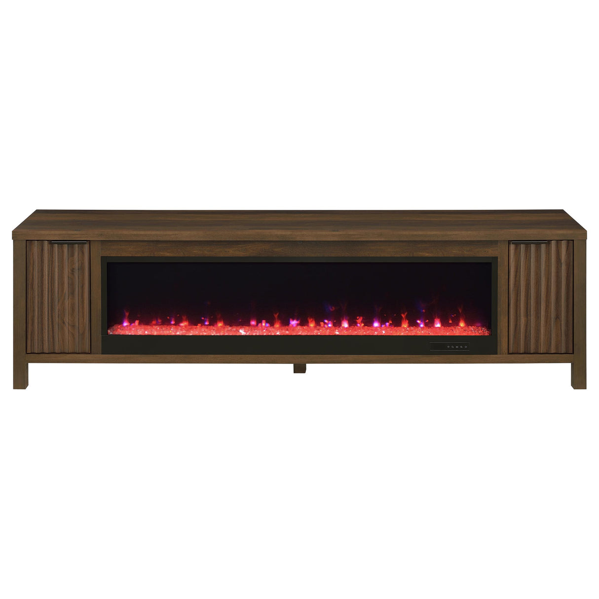 Carey TV Stand Fireplace Console - Furniture World