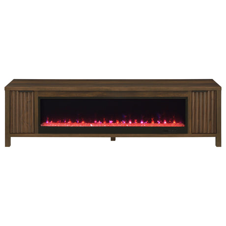 Carey TV Stand Fireplace Console - Furniture World