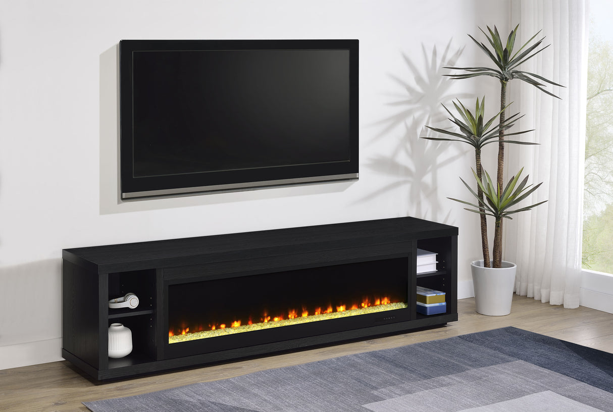 Deiter TV Stand Fireplace Console - Furniture World