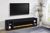 Deiter TV Stand Fireplace Console - Furniture World