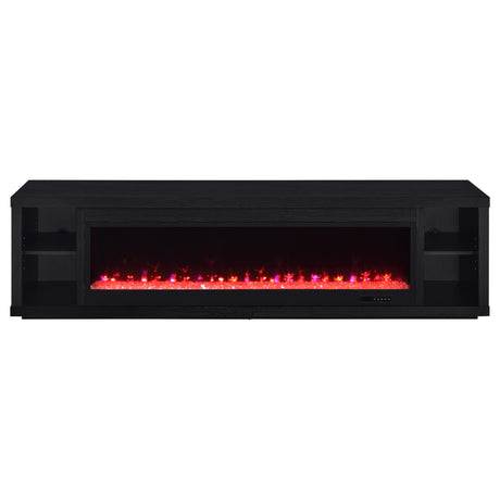 Deiter TV Stand Fireplace Console - Furniture World