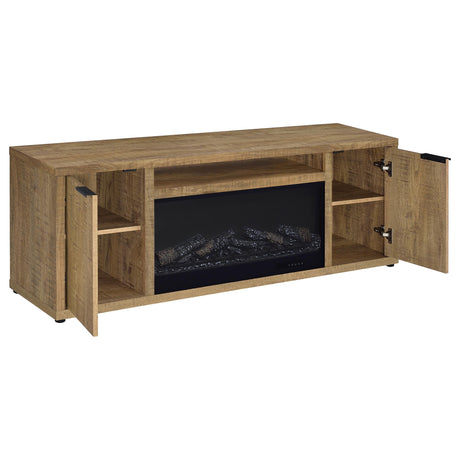 Fuller TV Stand Fireplace Console - Furniture World