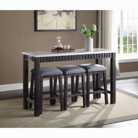 Necalli 4PC Pack Counter Height Table Set - Furniture World