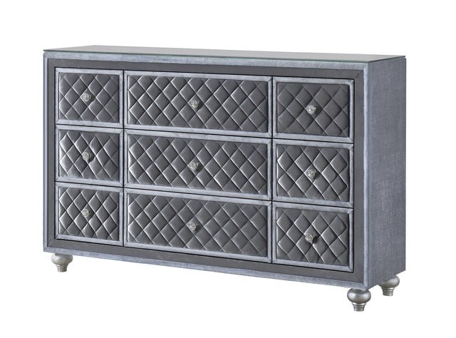 Crown Mark Furniture Voltare Dresser in Dark Grey image