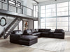 Modmax II Sectional with Chaise and Storage Consoles - Furniture World
