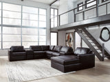 Modmax II Sectional with Chaise and Storage Consoles - Furniture World