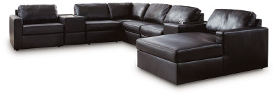 Modmax II Sectional with Chaise and Storage Consoles - Furniture World