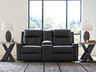 Mackmenville Reclining Loveseat with Console - Furniture World
