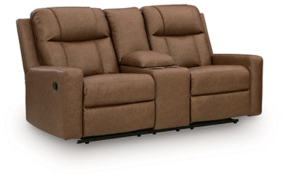 Mackmenville Reclining Loveseat with Console - Furniture World