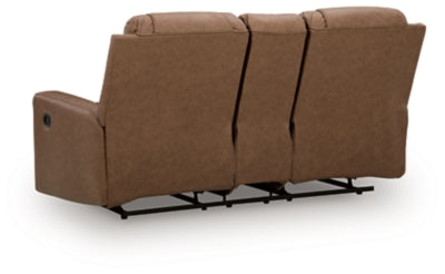 Mackmenville Reclining Loveseat with Console - Furniture World