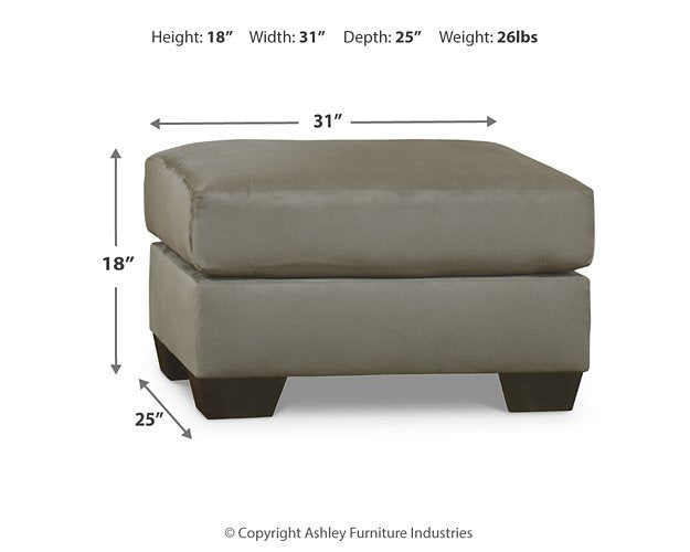Darcy Ottoman - Furniture World