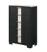 Crown Mark Furniture Rangley 5 Drawer Chest in Black image