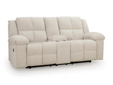Orlen Reclining Loveseat with Console - Furniture World
