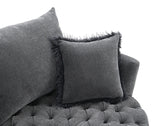 Sofi Button Tufted Swivel Chair