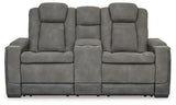Next-Gen DuraPella Power Reclining Loveseat with Console