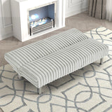 Hinwil Futon Sofa Bed Pink, Beige Grey, & Black