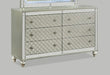 Crown Mark Furniture Cristian 6 Drawer Dresser in Beige image
