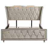 Lorient Wingback Bed with LED Lighting