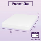 Nasturtium 8" Full Bamboo Charcoal Infused Memory Foam