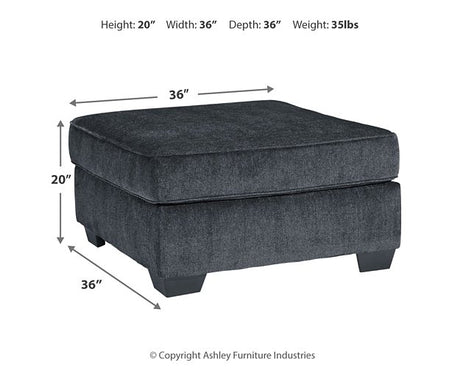 Altari Oversized Accent Ottoman - Furniture World