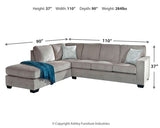 Altari Sleeper Sectional with Chaise - Furniture World