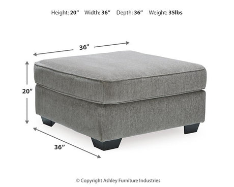 Altari Oversized Accent Ottoman - Furniture World