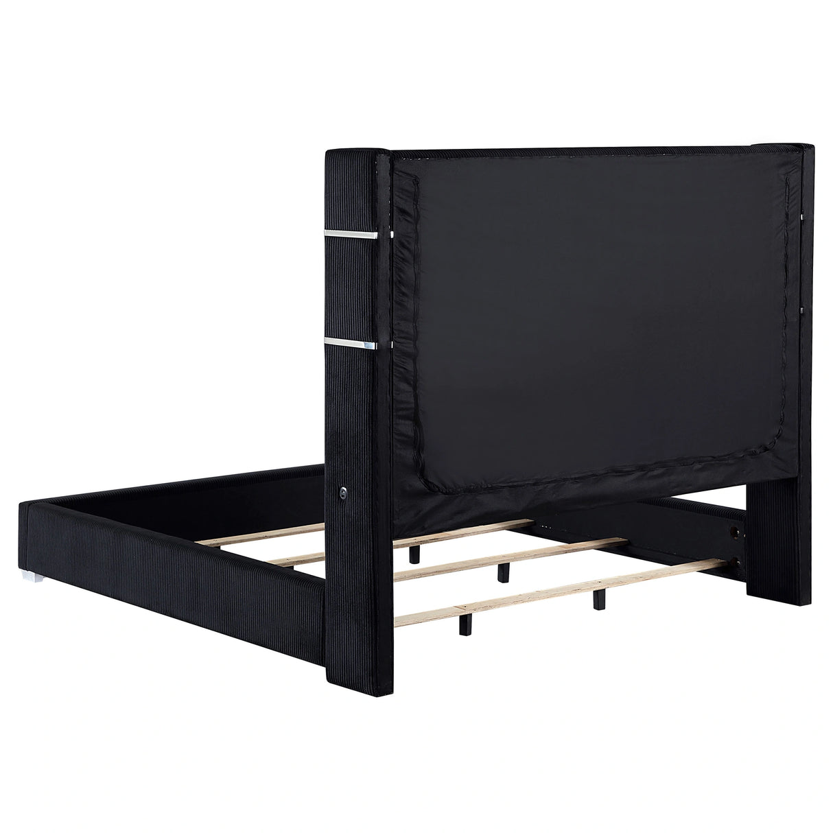 Tisdall Wingback Bed with Flame Visualizer