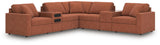 Modmax Balanced Sectional with Audio and Storage Consoles
