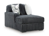 Midnight-Madness Sectional with Chaise