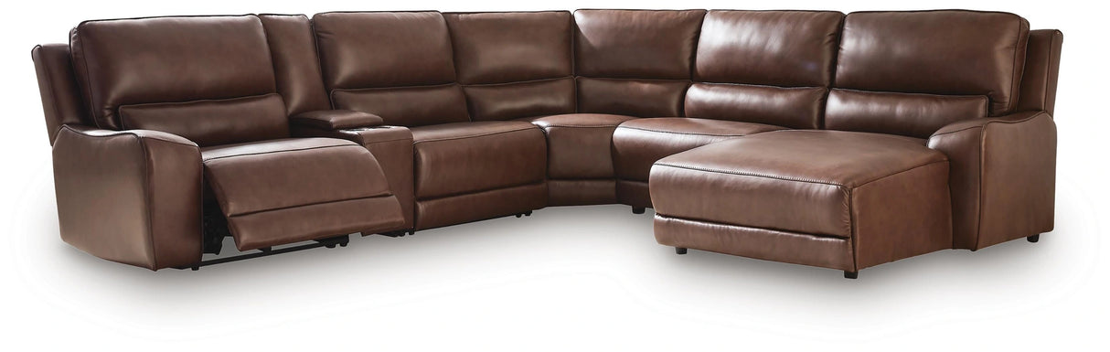 DeepWakes Power Reclining Sectional with Chaise