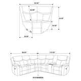 Sycamore Power Reclining Sectional Sofa