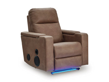 Lorrenton Power Glider Recliner with Audio System - Furniture World