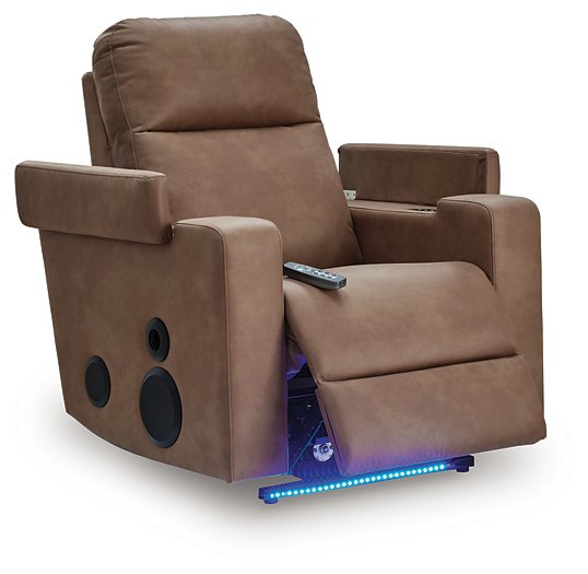 Lorrenton Power Glider Recliner with Audio System - Furniture World