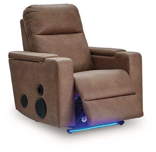 Lorrenton Power Glider Recliner with Audio System - Furniture World