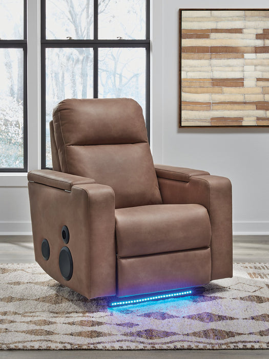 Lorrenton Power Glider Recliner with Audio System - Furniture World