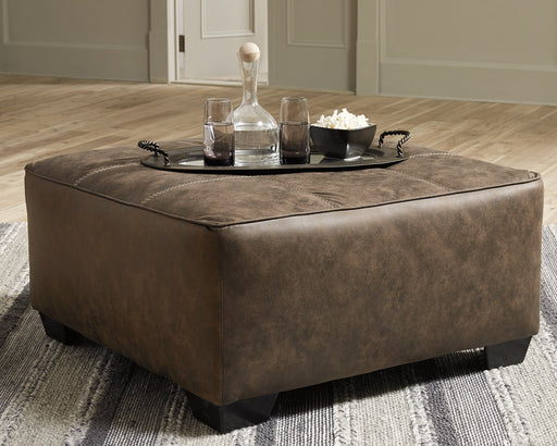 Abalone Oversized Accent Ottoman - Furniture World